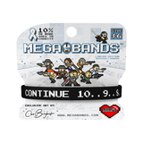 Megabands "Continue" Black Wristband