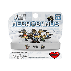 Combo Point "Pirates vs Ninjas" Grey Wristband