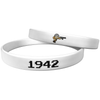 Megabands "1942" White Wristband