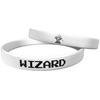 Megabands "Wizard" White Wristband