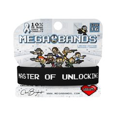 Megabands "Master Of Unlocking" Black Wristband